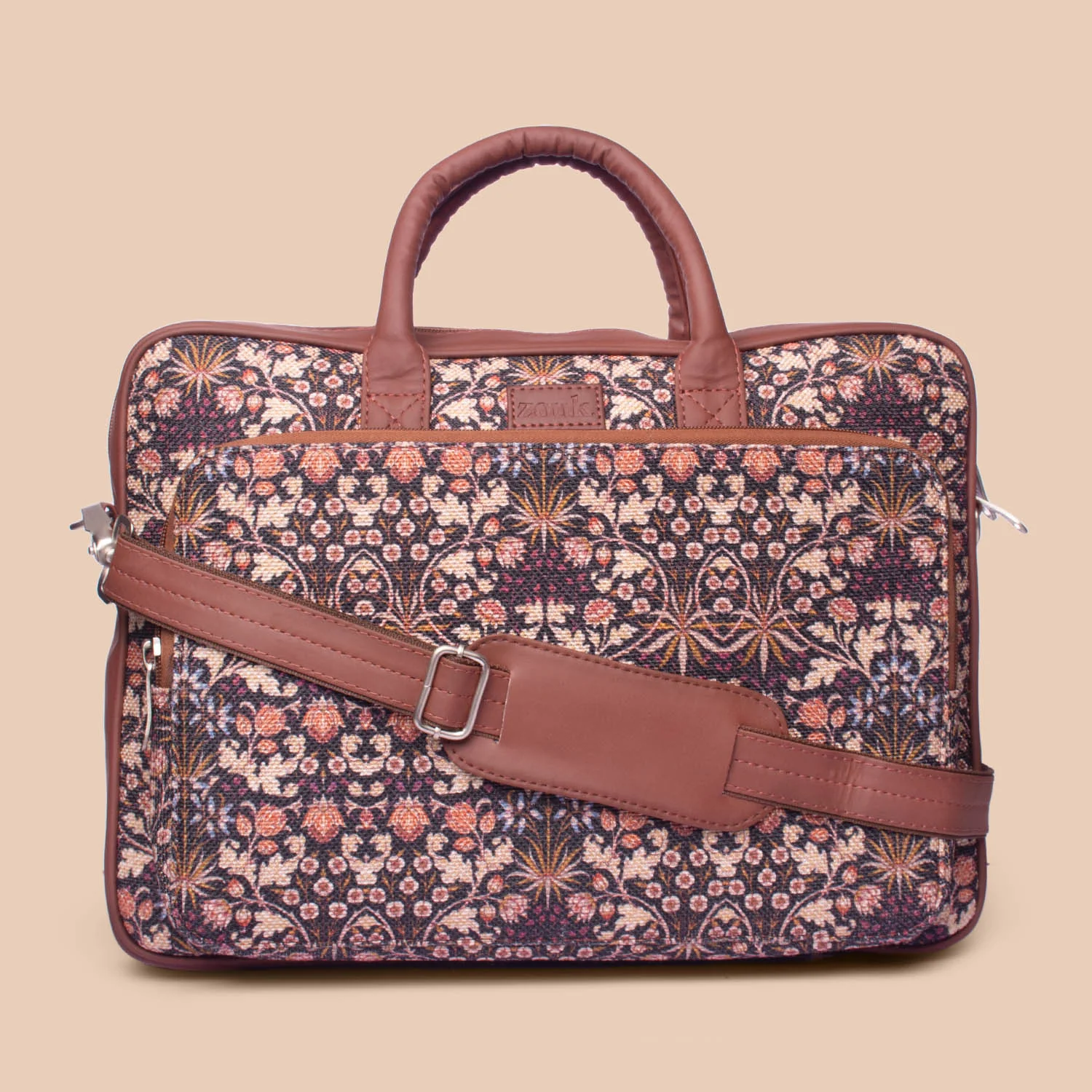 Kashmir Blooms Unisex Laptop Bag - Image 2
