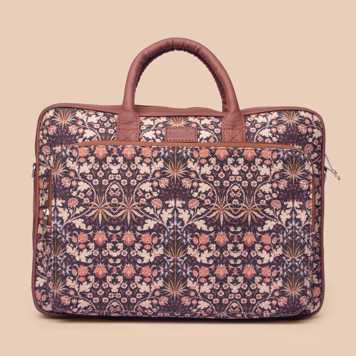 Kashmir Blooms Unisex Laptop Bag - Image 3