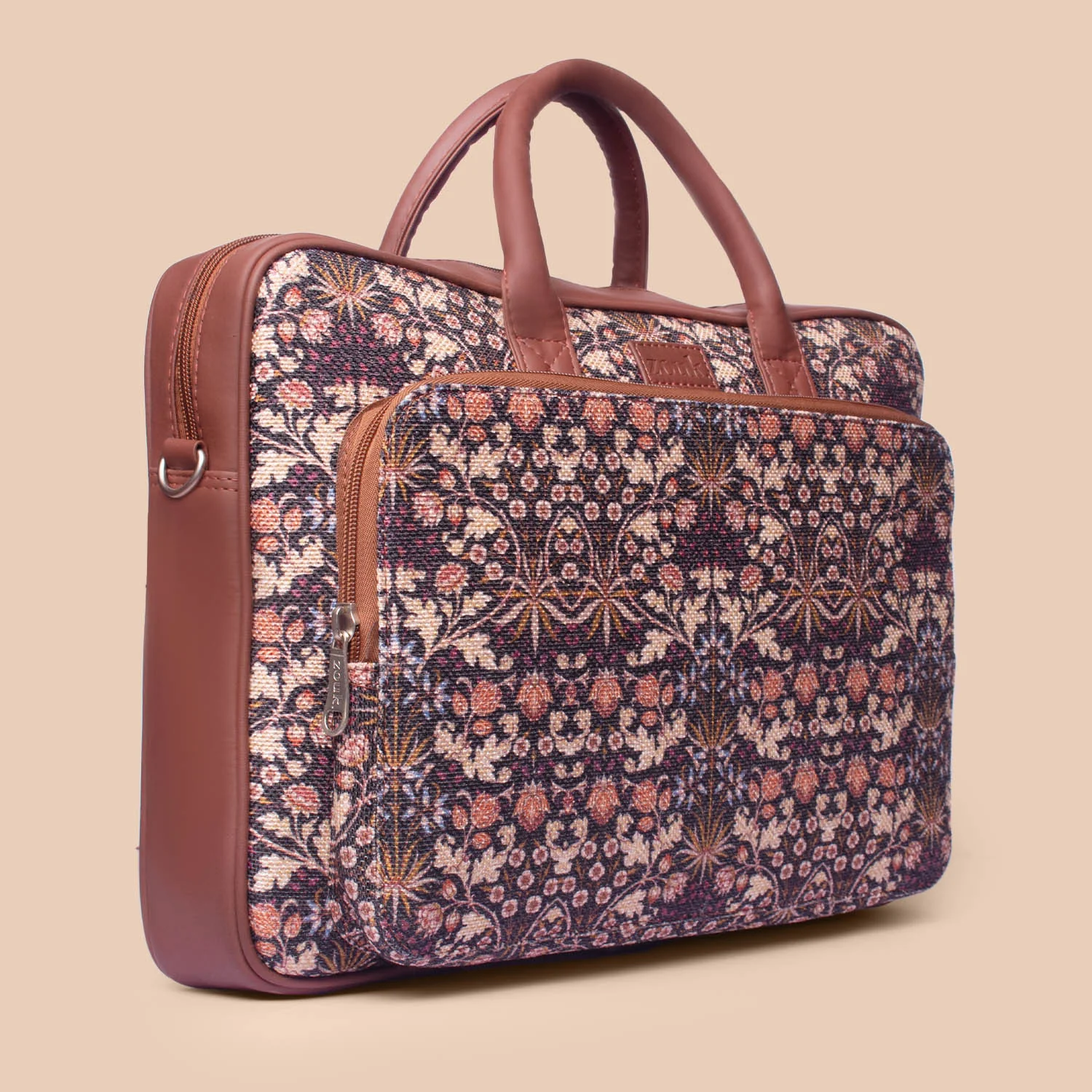Kashmir Blooms Unisex Laptop Bag - Image 4