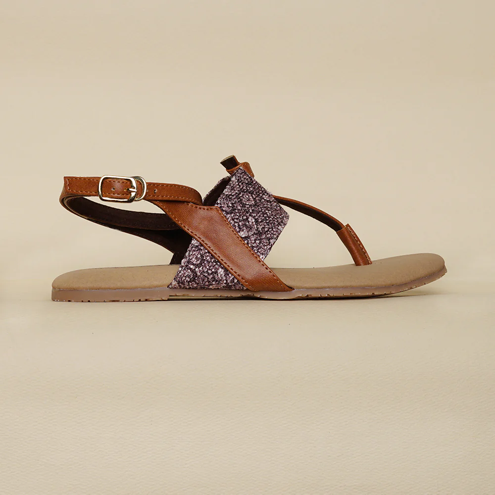 Kashmir Jhallar T Strap Sandal - Image 7