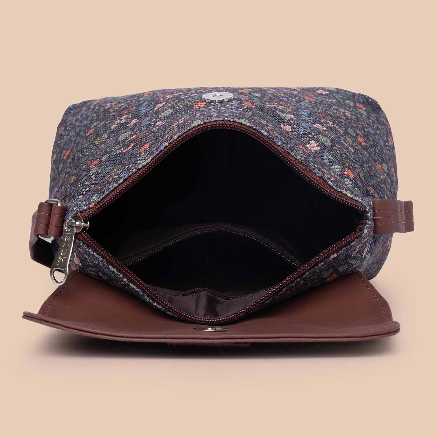 Kashmir Royals Flap Sling Bag - Image 4