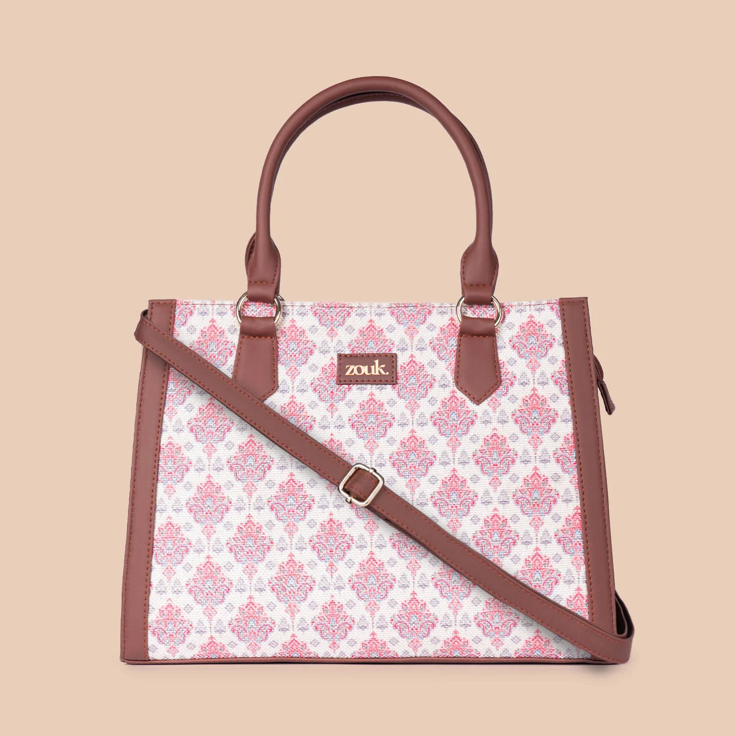 Kashmiri Tulips Classic Handbag - Image 3