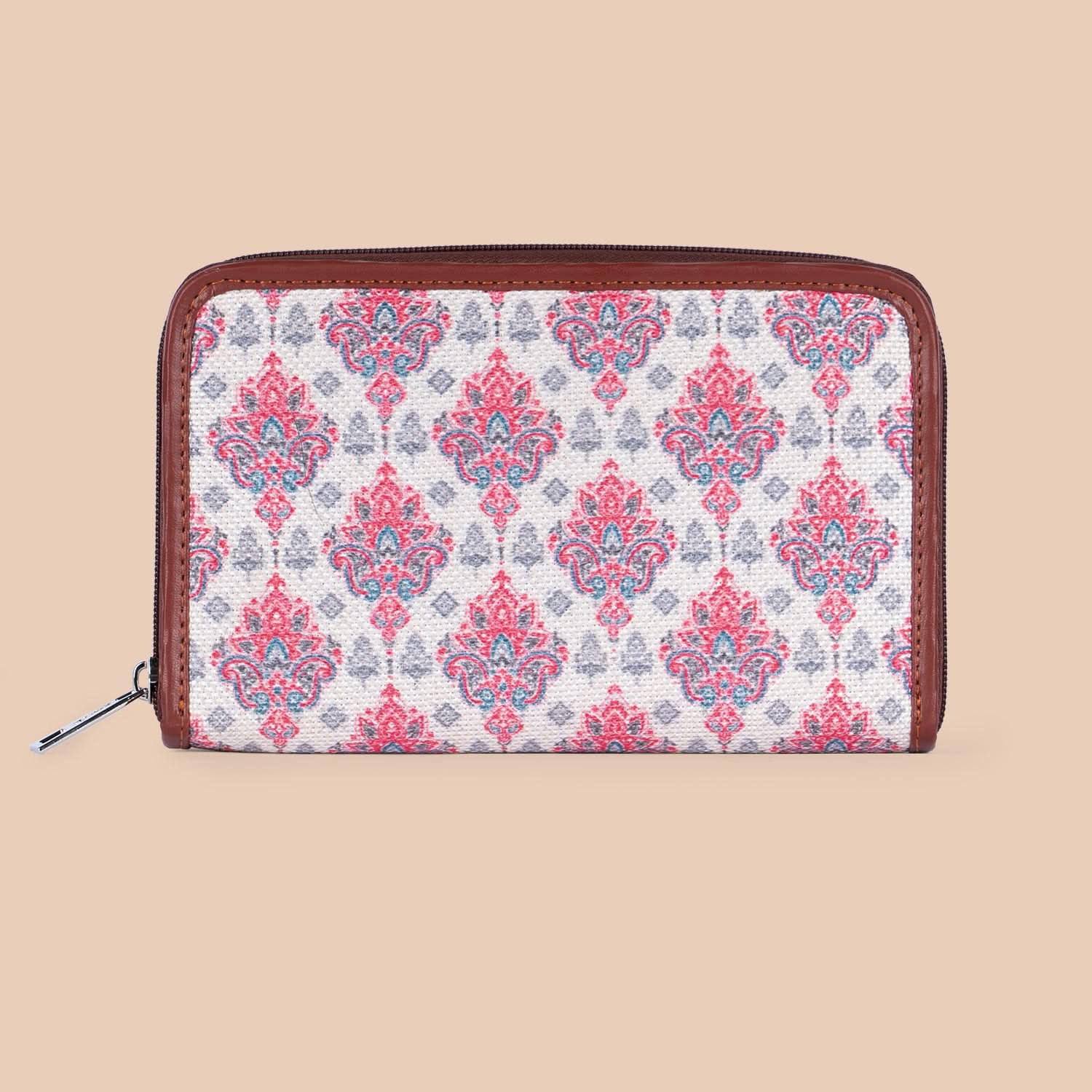 Kashmiri Tulips Classic Zipper Wallet - Image 4