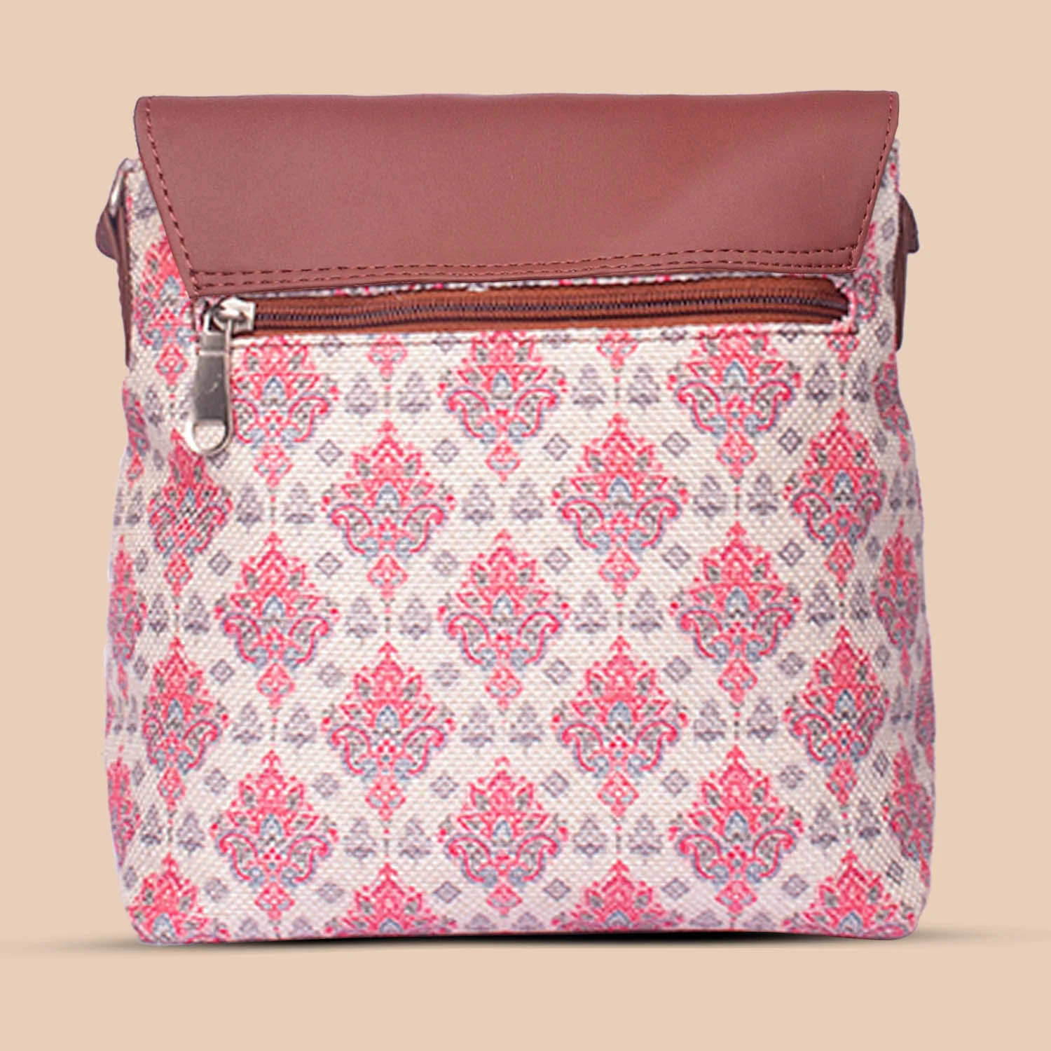 Kashmiri Tulips Flap Sling Bag - Image 2