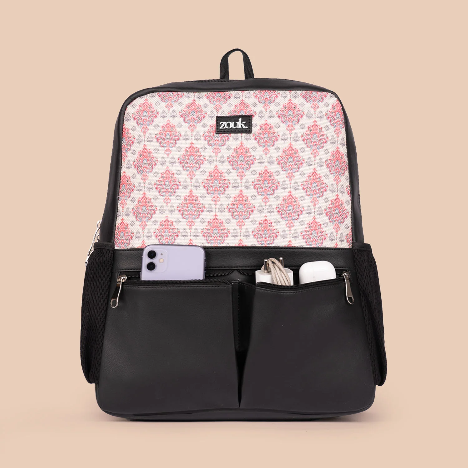 Kashmiri Tulips Office Backpack - Image 3