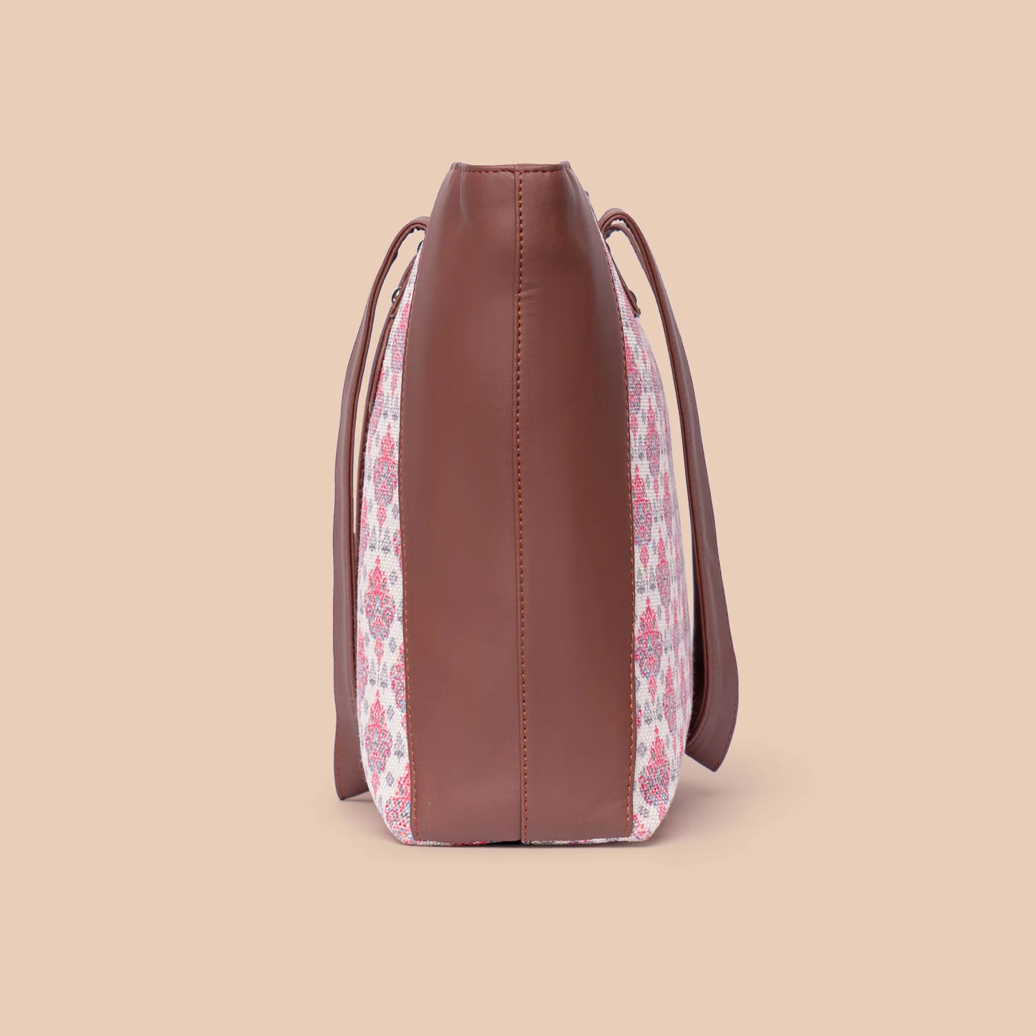 Kashmiri Tulips Side Tote Bag - Image 5