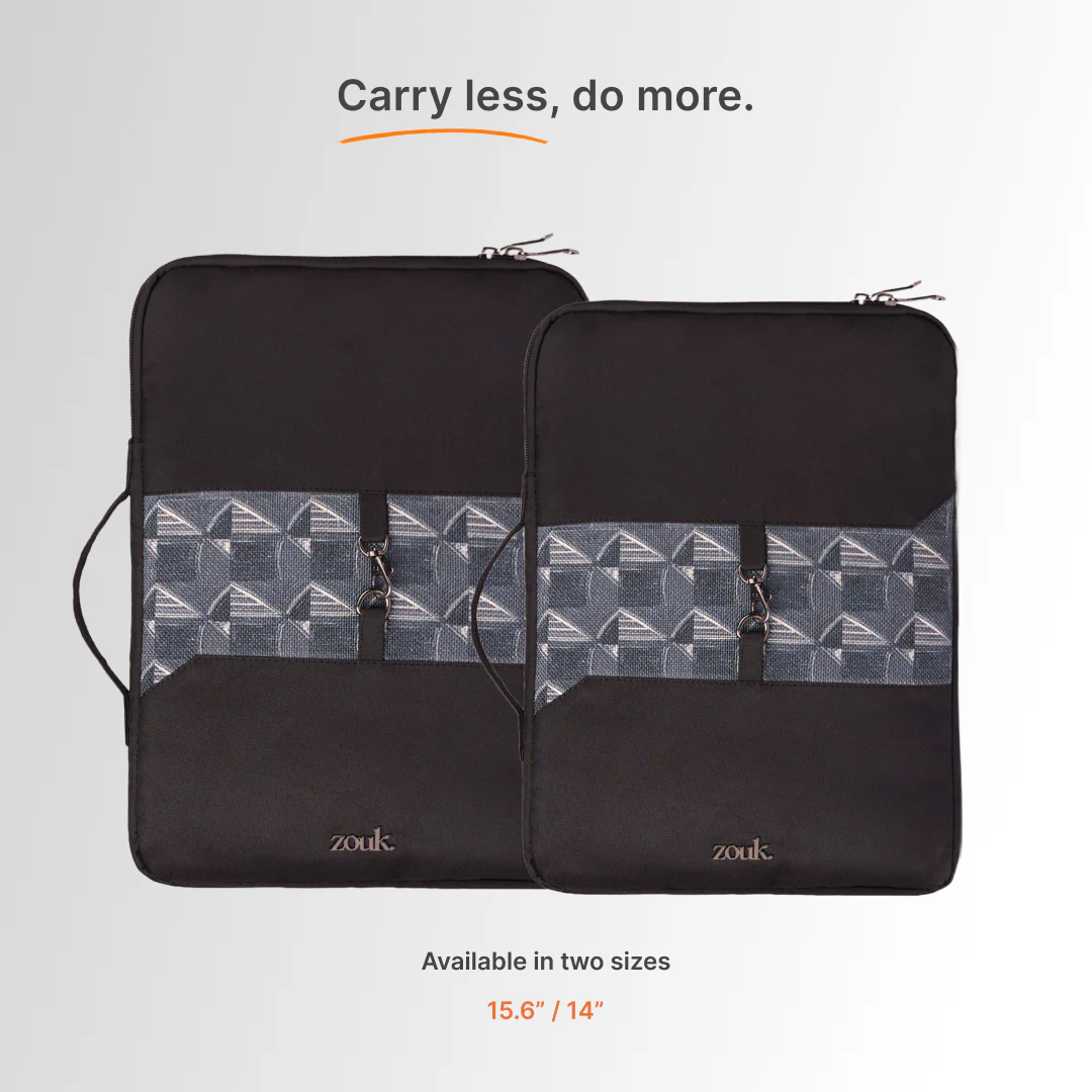 Kochi Carbon Signature Laptop Sleeve - 14inch (Black) - Image 9
