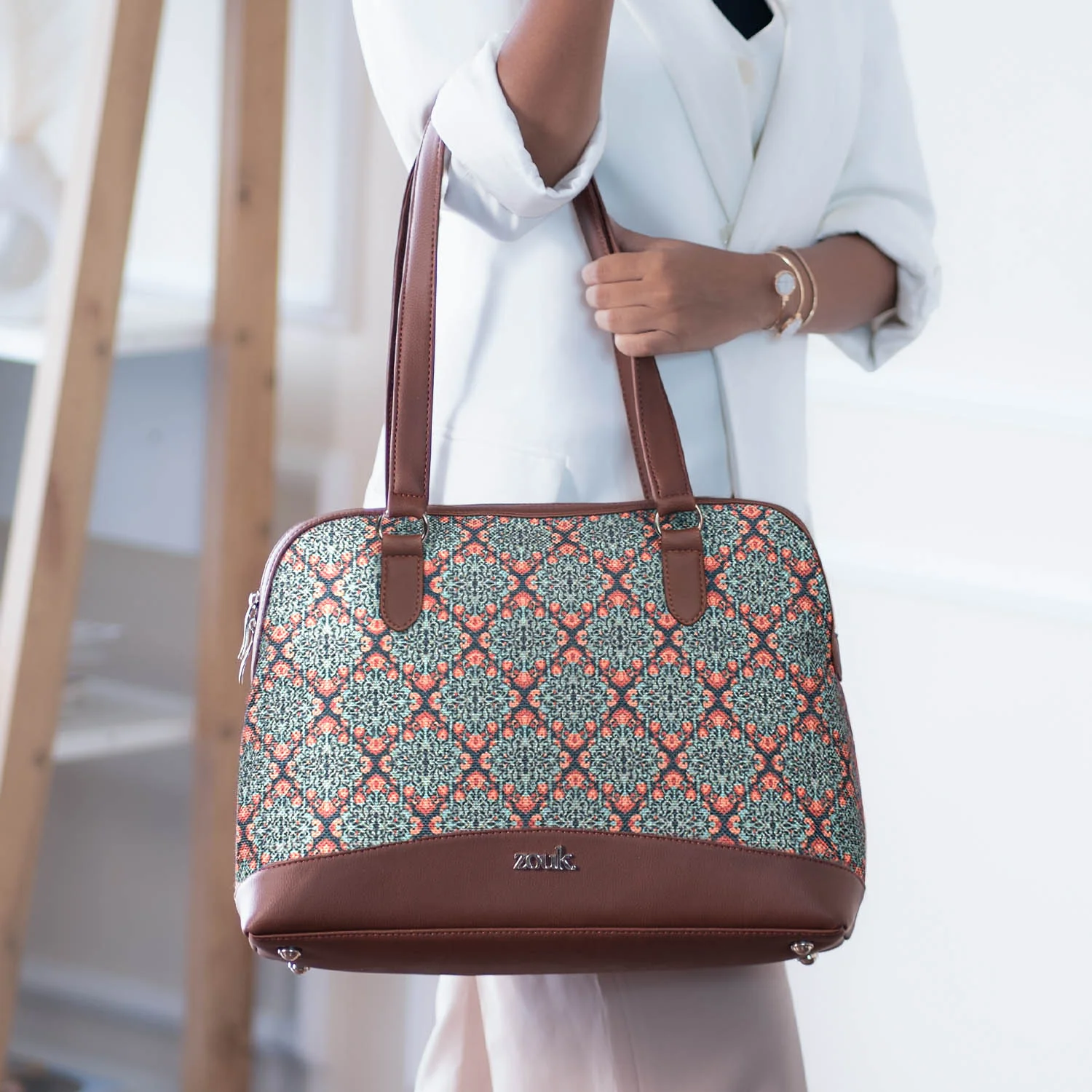 Kolkata Nouveau Carry All Work Bag - Image 2