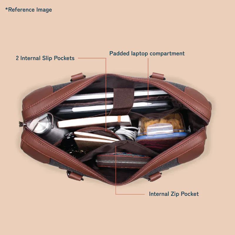 Kolkata Nouveau Conference Office Bag - Image 7