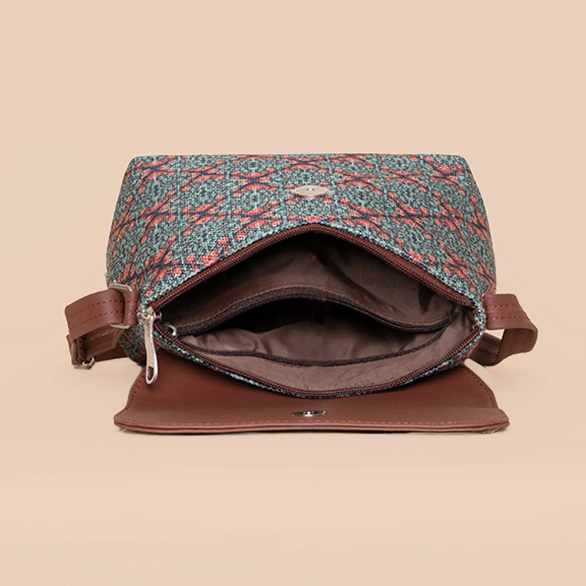 Kolkata Nouveau Flap Sling Bag - Image 7