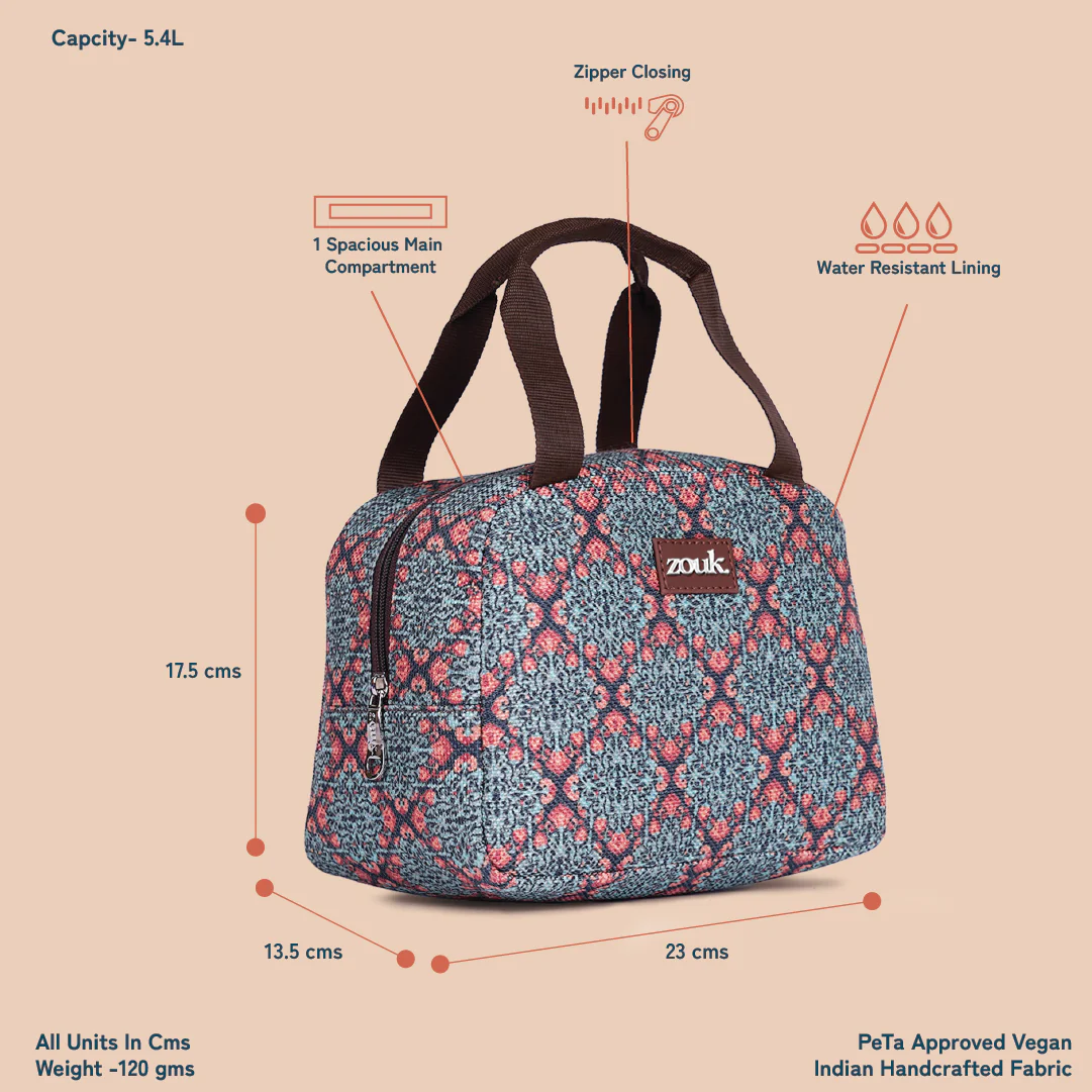 Kolkata Nouveau Lunch Bag - Image 4