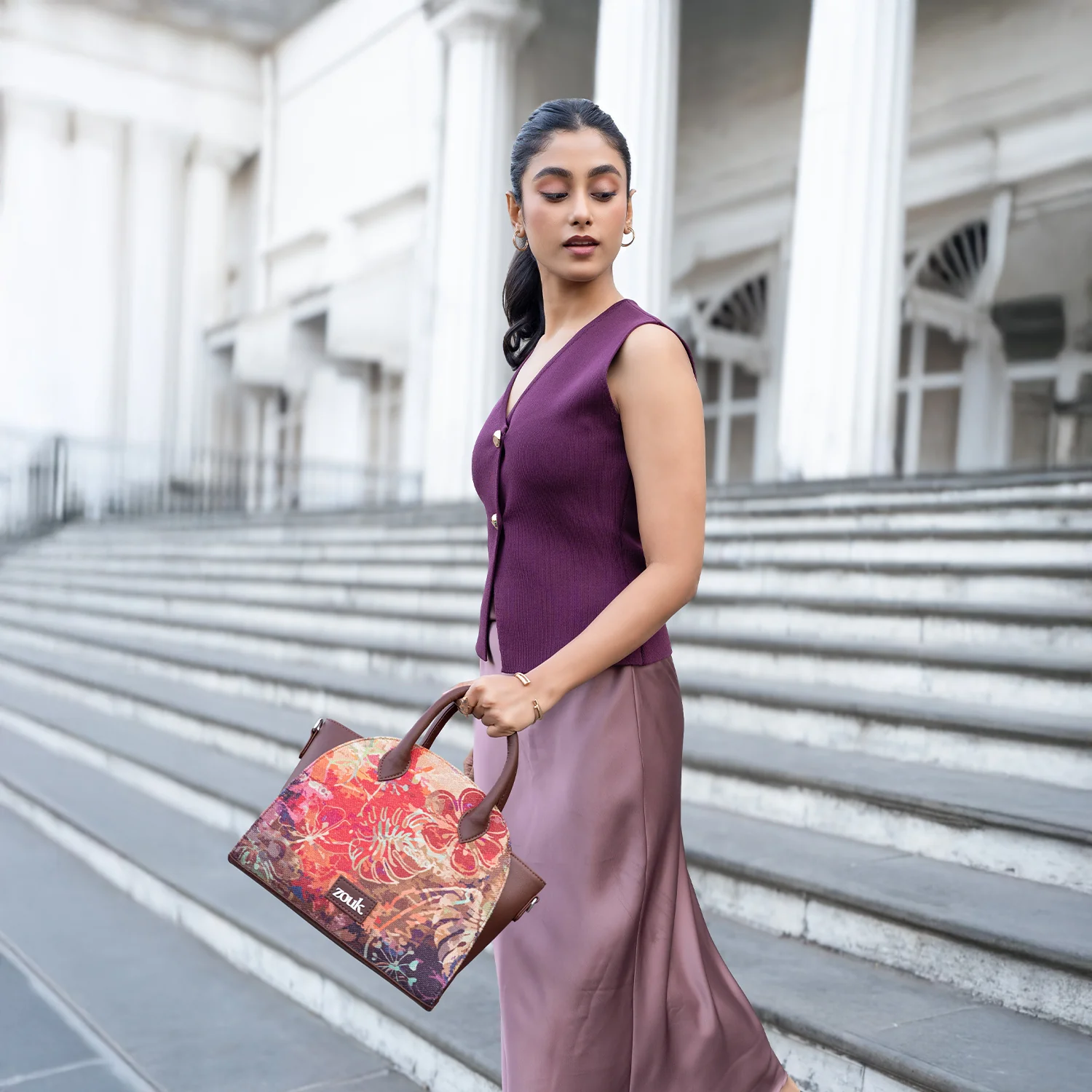 Konkona City Satchel Bag - FloLov - Image 2