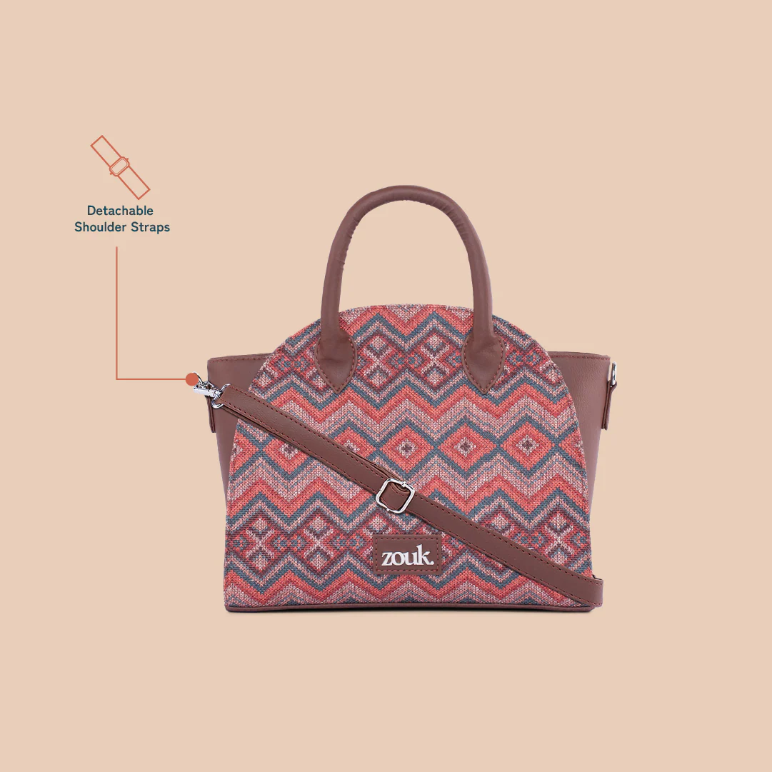 Konkona City Satchel Bag - Gwalior Weaves - Image 2