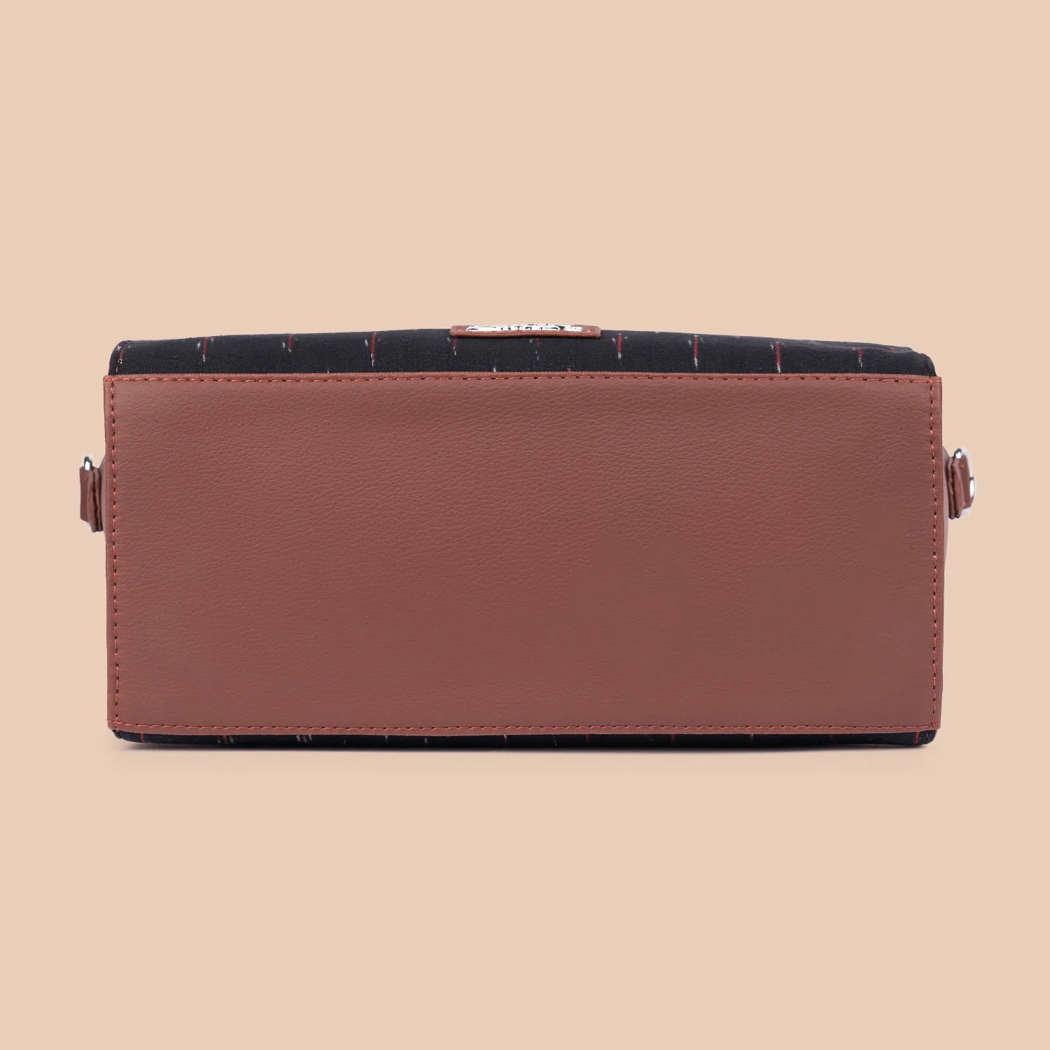 Konkona City Satchel Bag - Ikat GreRed - Image 7
