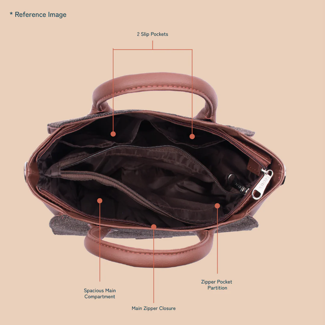 Konkona City Satchel Bag - Kashmir Blooms - Image 3
