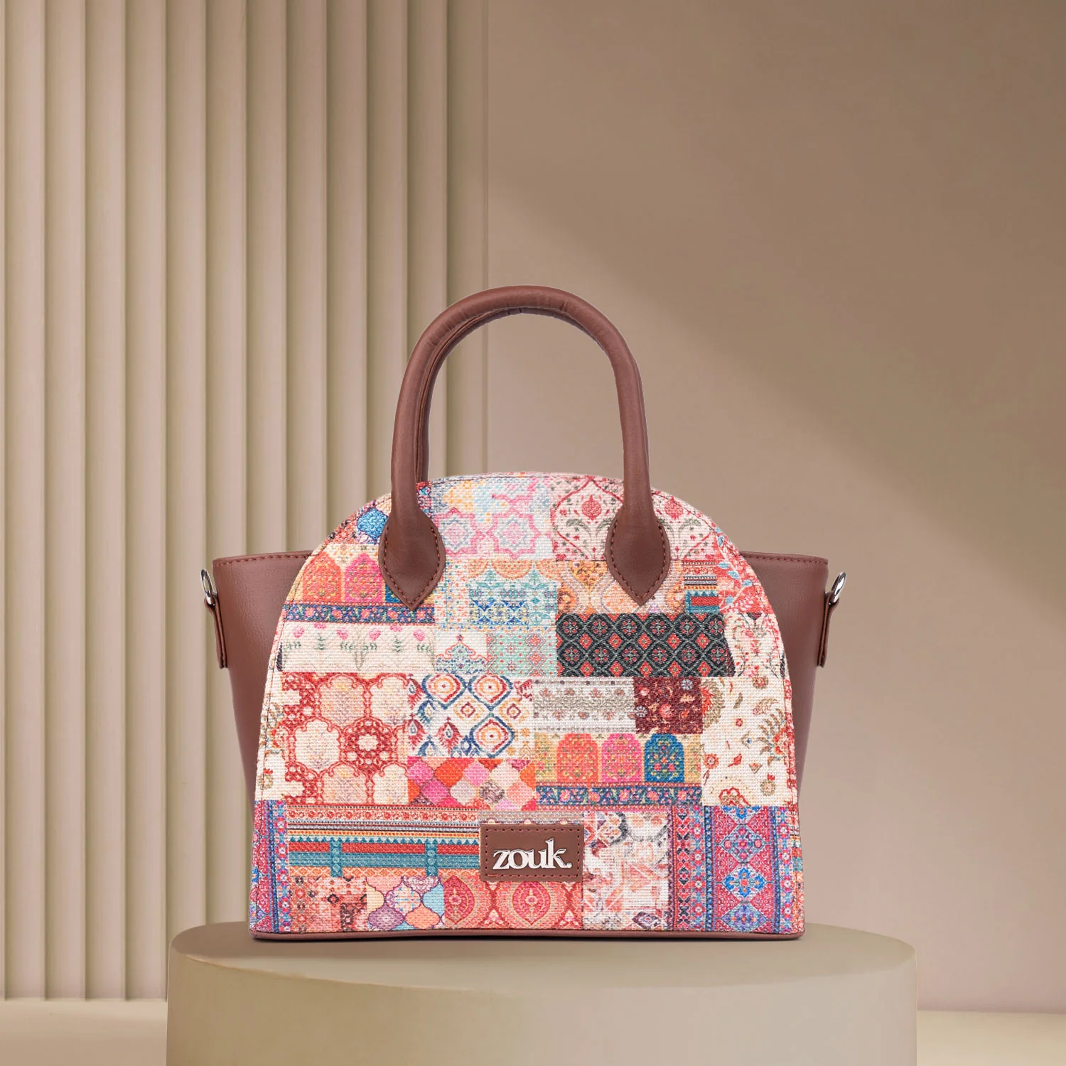 Konkona City Satchel Bag - Kutch Gamthi