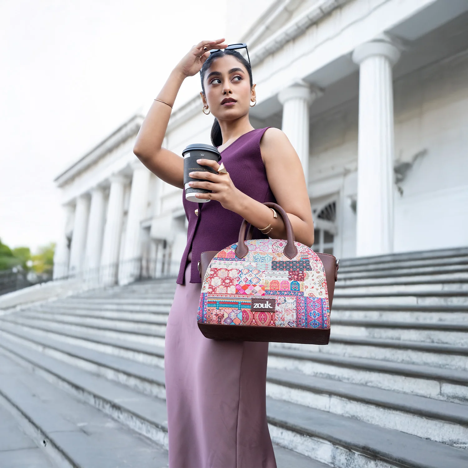 Konkona City Satchel Bag - Kutch Gamthi - Image 9