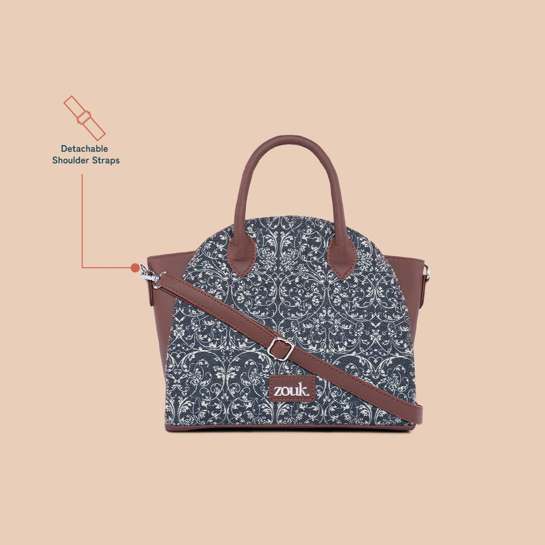 Konkona City Satchel Bag - Lattice Lace - Image 2