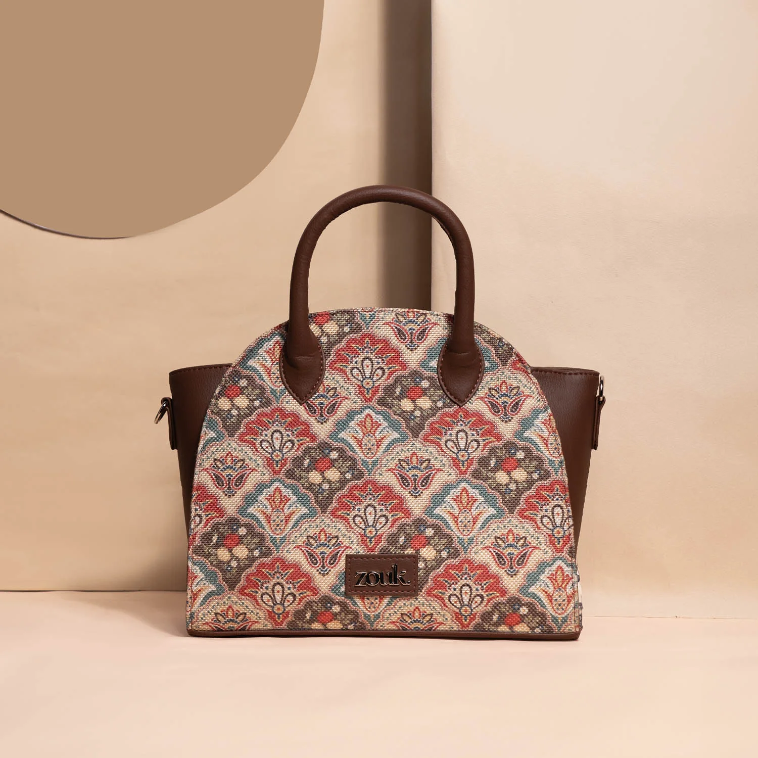 Konkona City Satchel Bag - Mughal Art Multicolor - Image 2