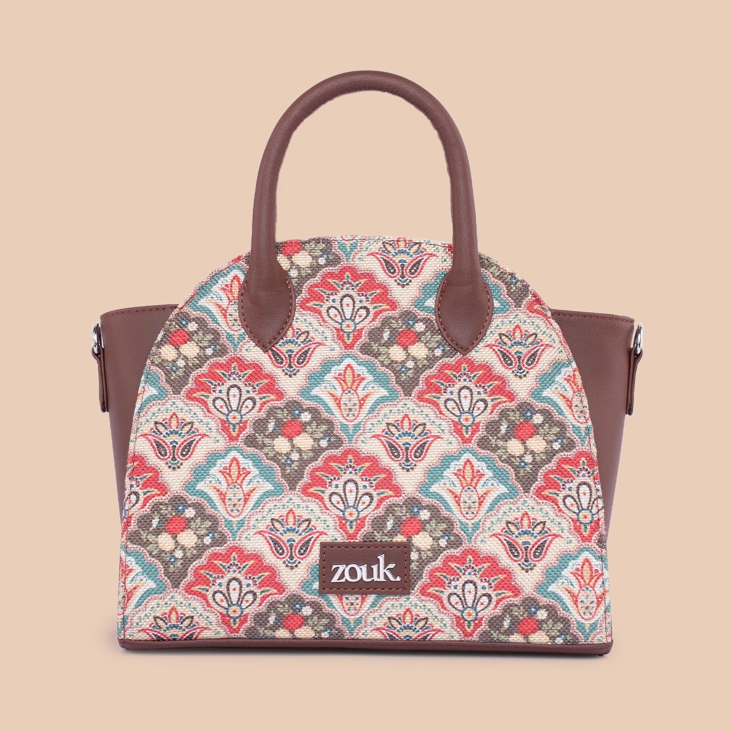 Konkona City Satchel Bag - Mughal Art Multicolor - Image 4