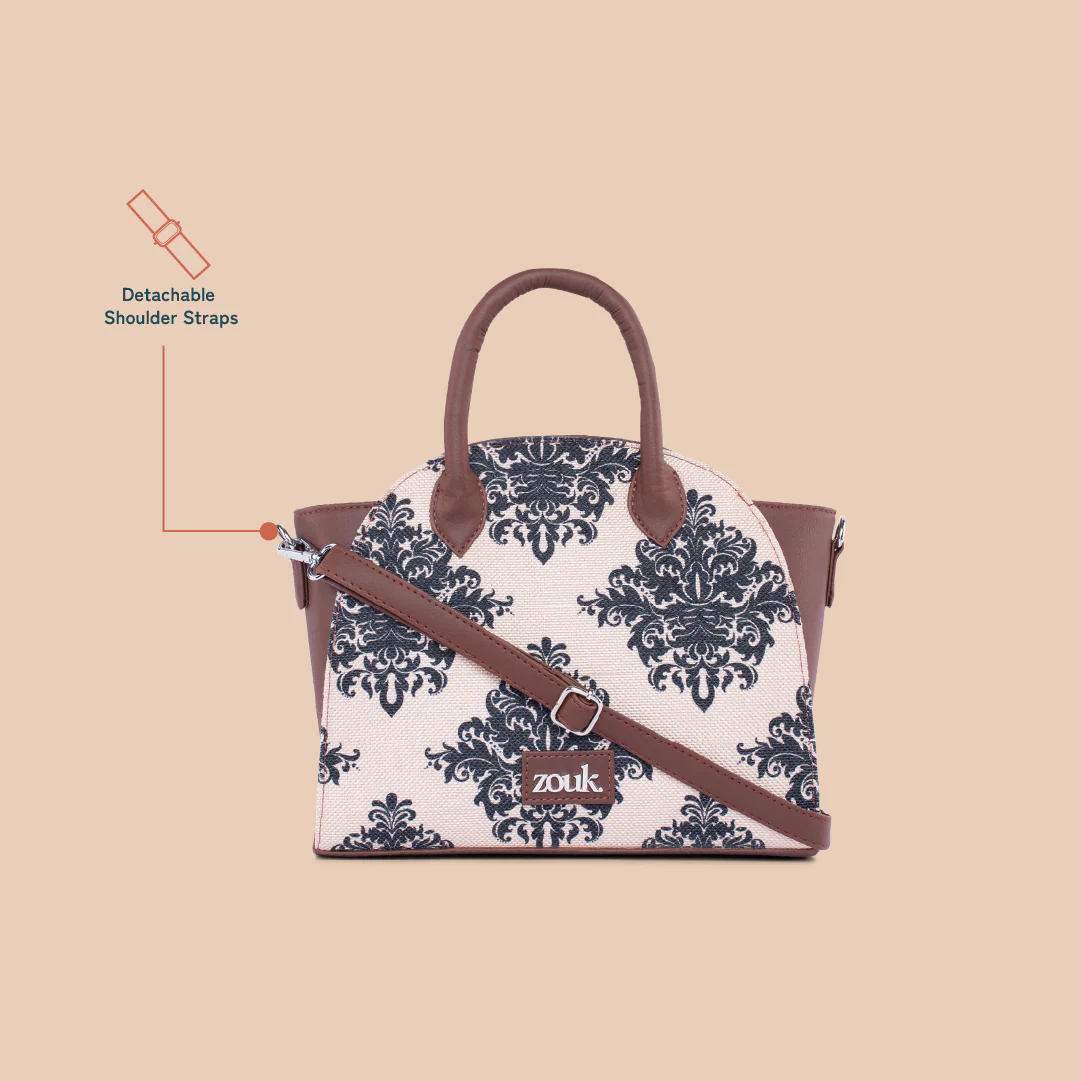 Konkona City Satchel Bag - Mughal Motif - Image 2