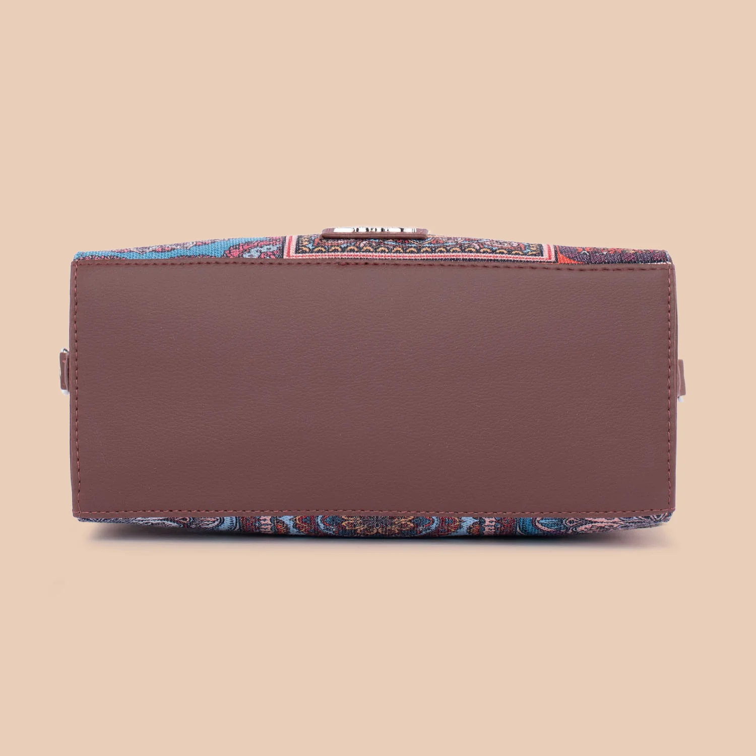Konkona City Satchel Bag - Multicolor Mandala Print - Image 10