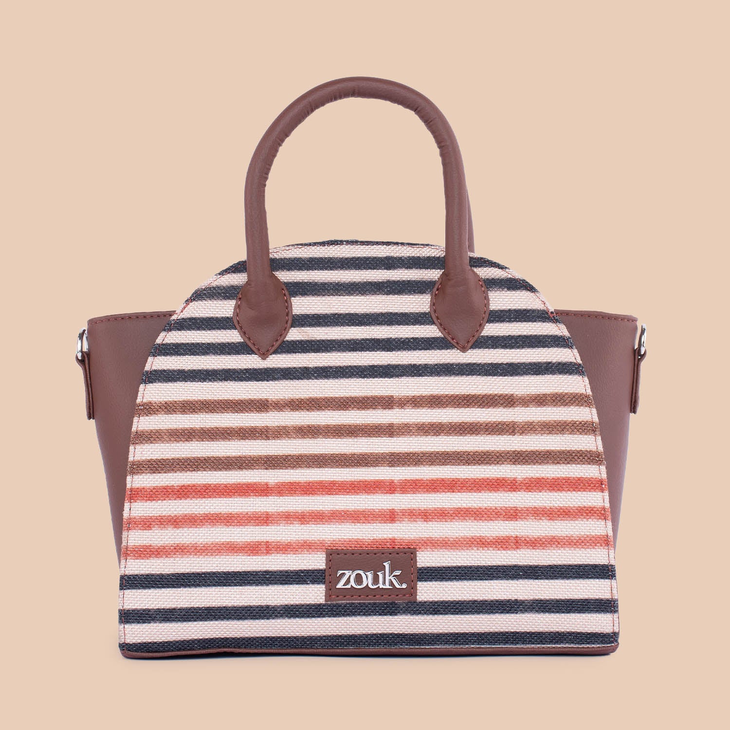 Konkona City Satchel Bag - Qutub Stripes - Image 4