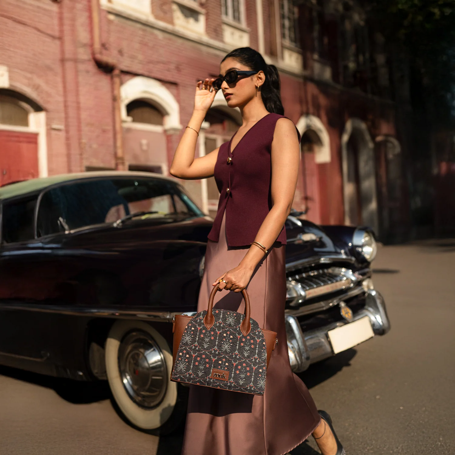 Konkona City Satchel Bag - Taj Guldasta - Image 2