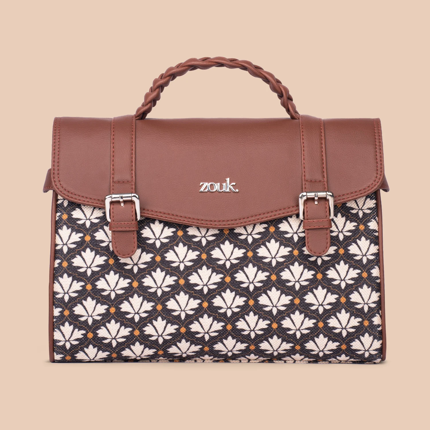 Konkona Heritage Satchel Bag - Bidri Kaiser - Image 3