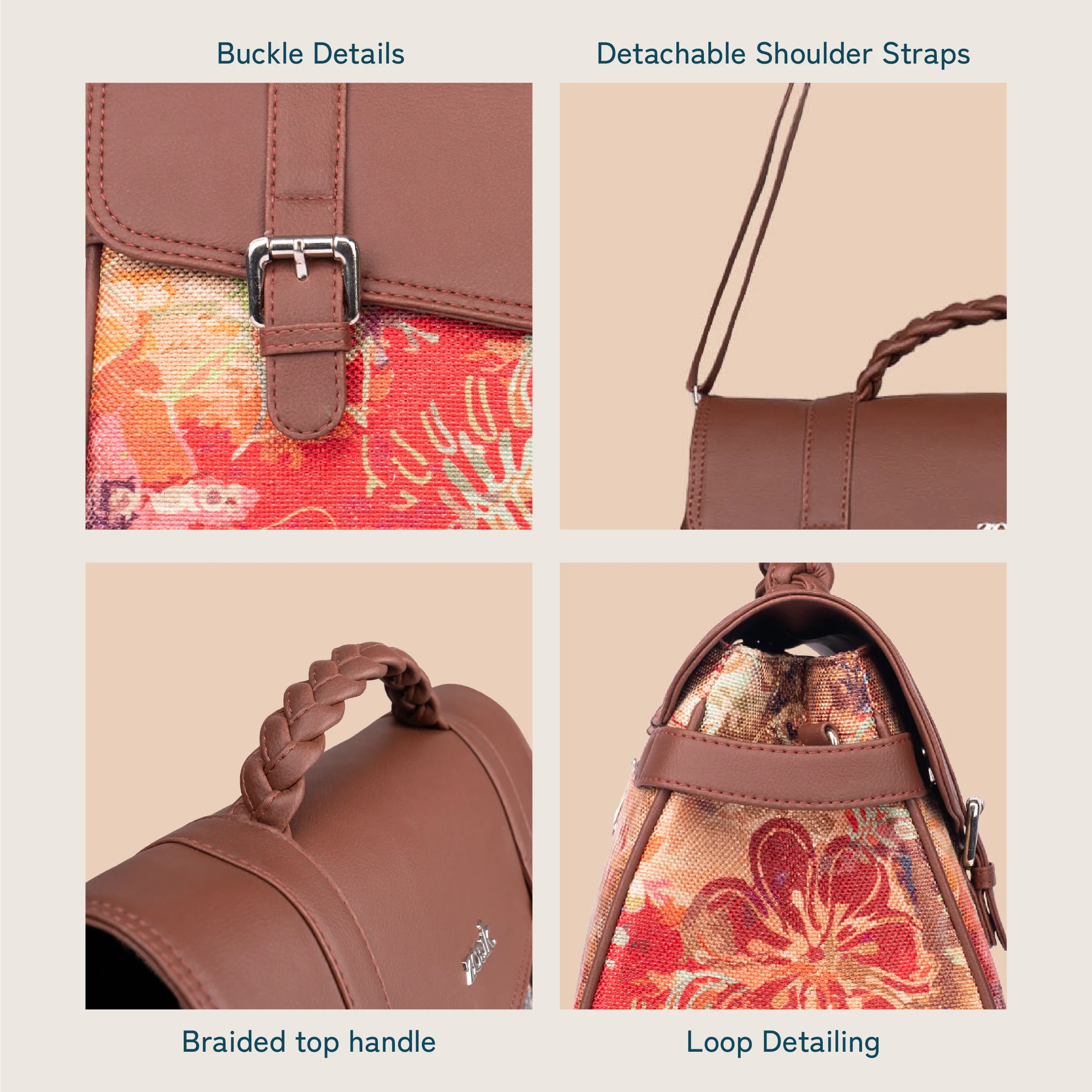 Konkona Heritage Satchel Bag - FloLov - Image 6