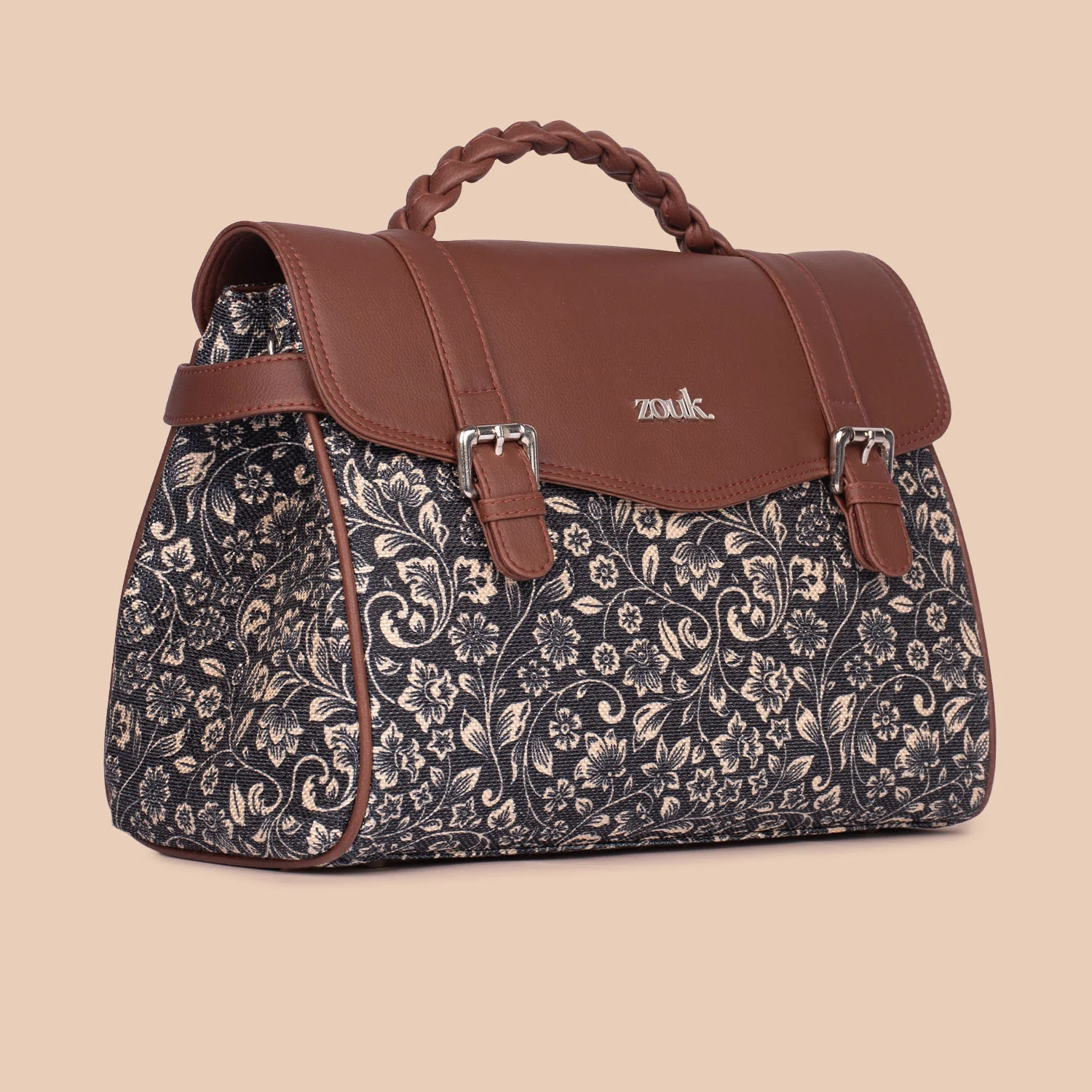 Konkona Heritage Satchel Bag - FloMotif - Image 3