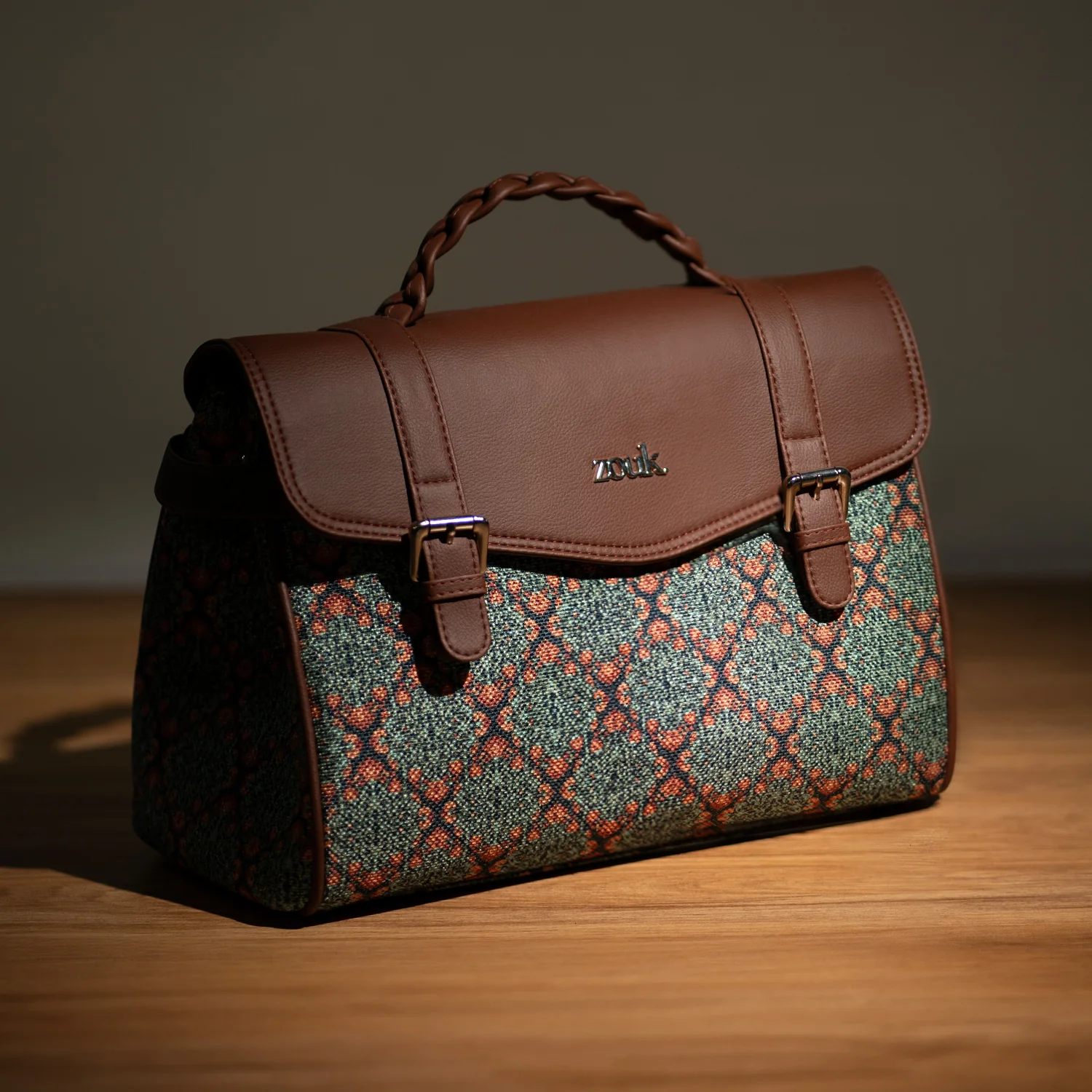Konkona Heritage Satchel Bag - Kolkata Nouveau - Image 2