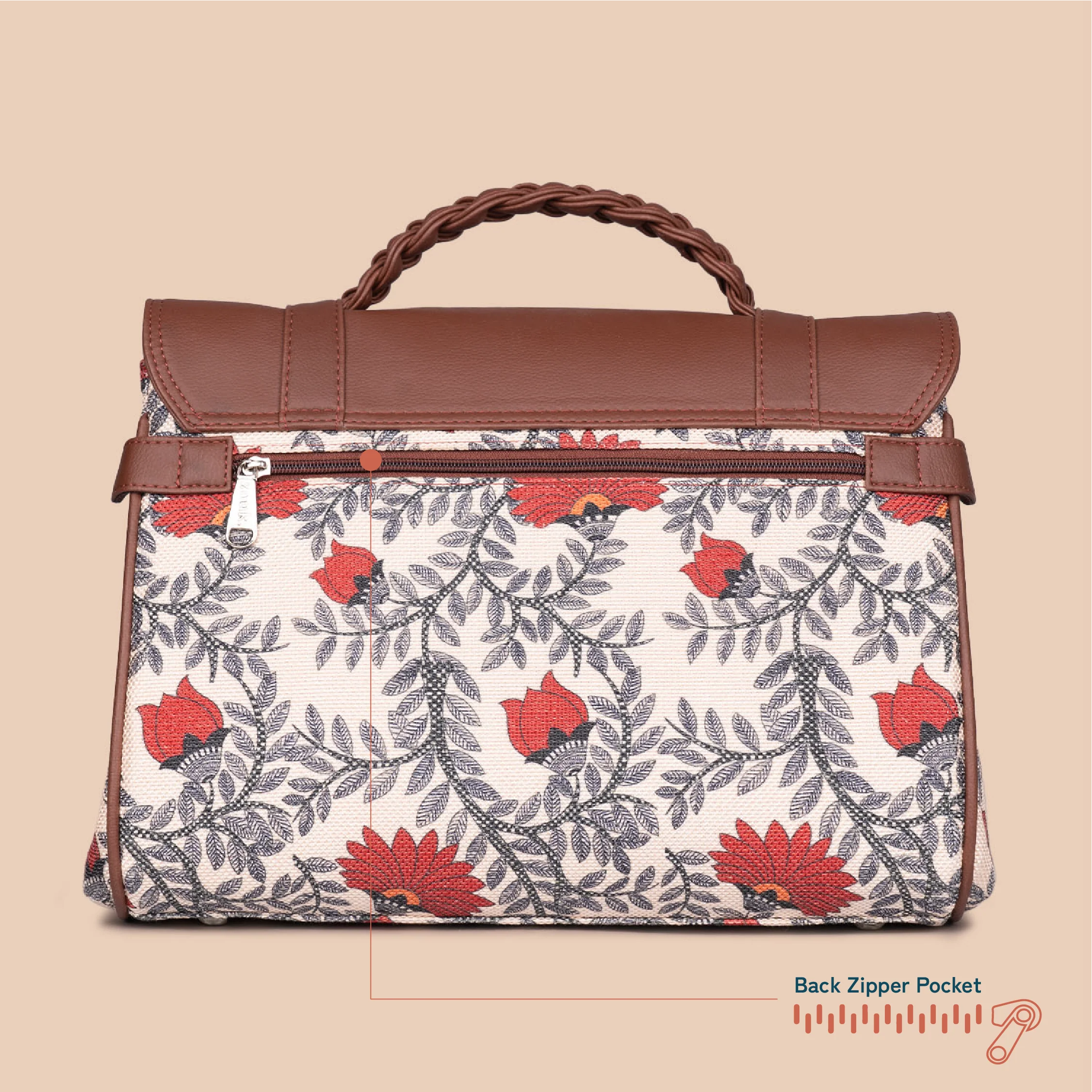 Konkona Heritage Satchel Bag - Nawabi Couture - Image 5
