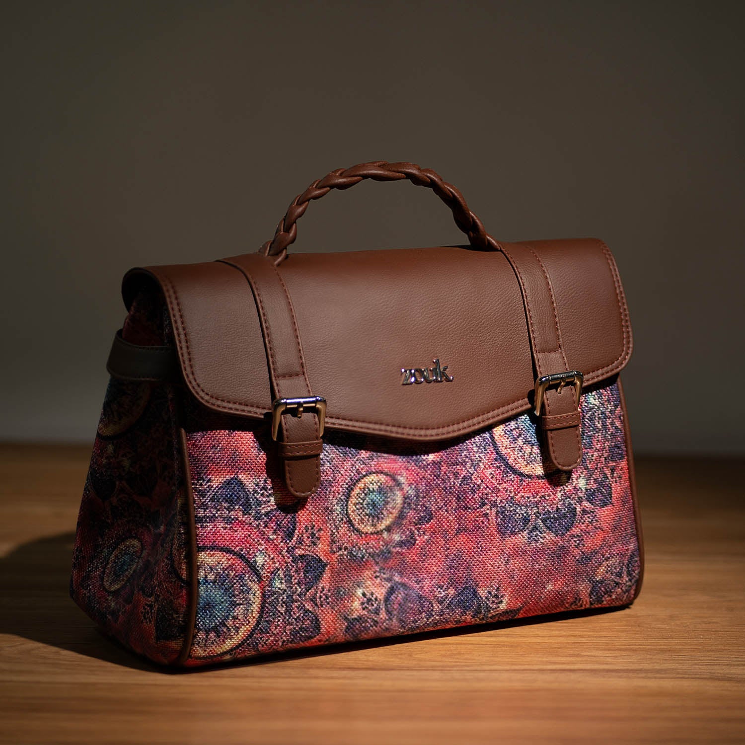 Konkona Heritage Satchel Bag - Space Chakra - Image 2