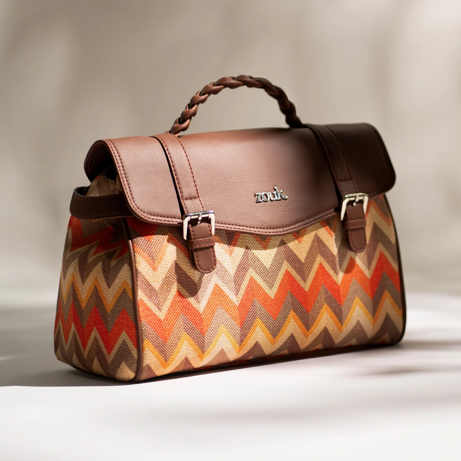 Konkona Heritage Satchel Bag - Tidal Wave - Image 2