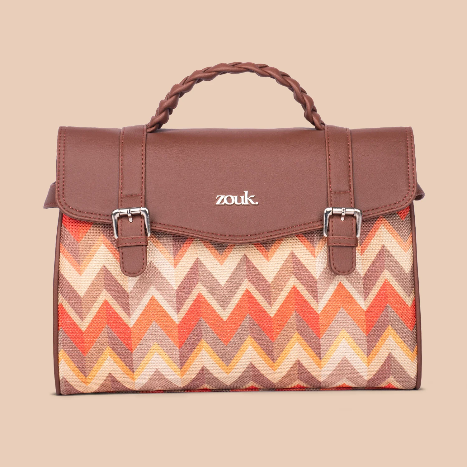 Konkona Heritage Satchel Bag - Tidal Wave - Image 3