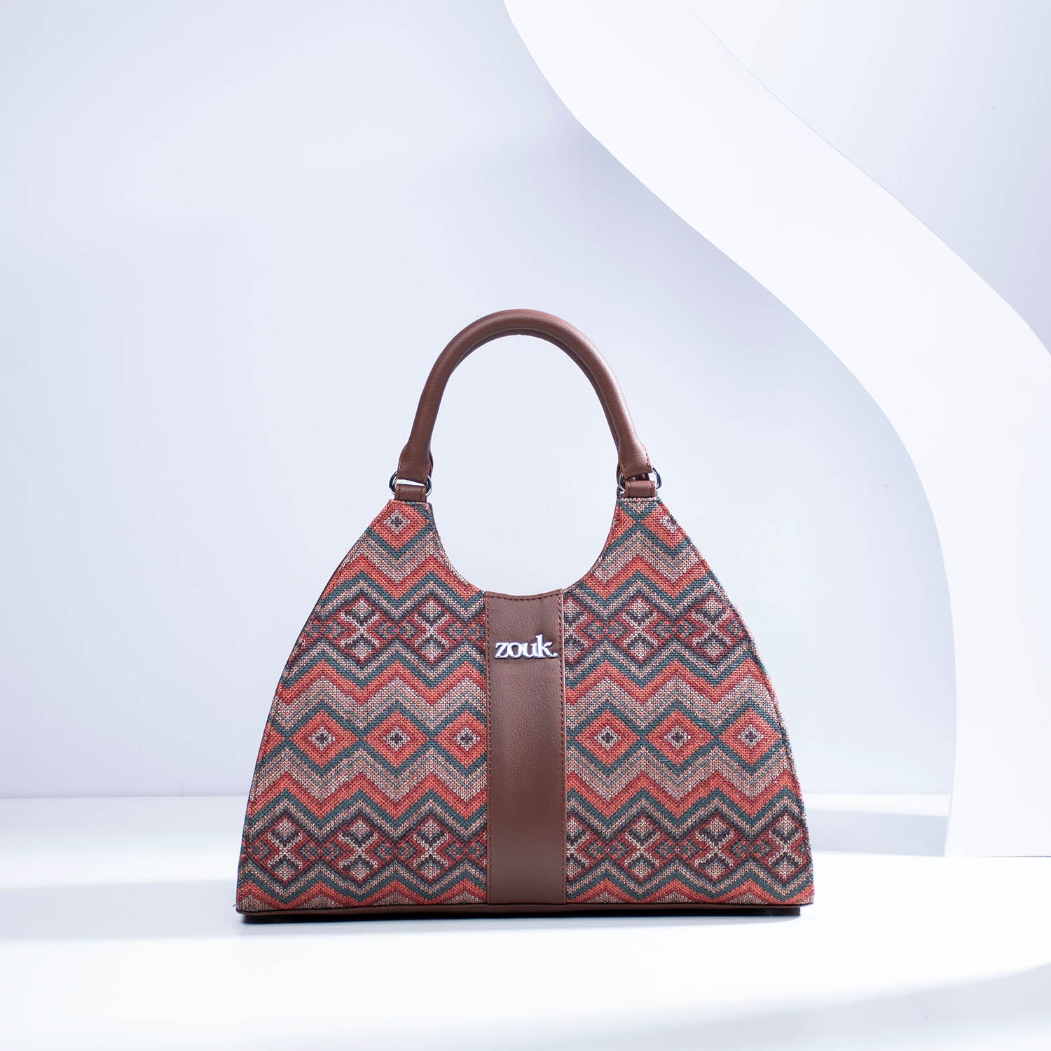 Konkona Statement Satchel Bag - Gwalior Weaves - Image 2