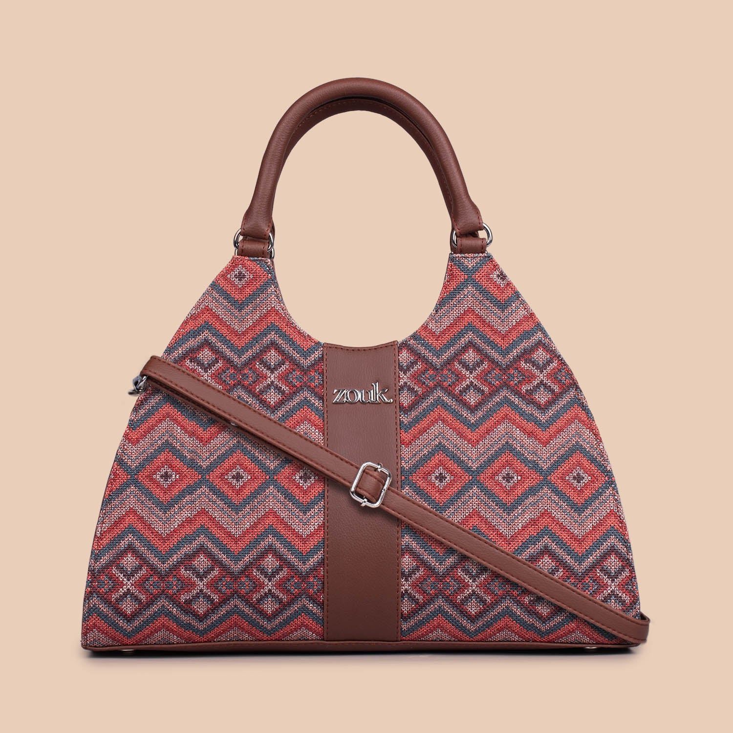Konkona Statement Satchel Bag - Gwalior Weaves - Image 3