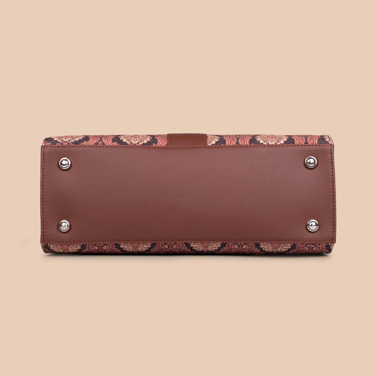 Konkona Statement Satchel Bag - Jodhpur Damask - Image 9