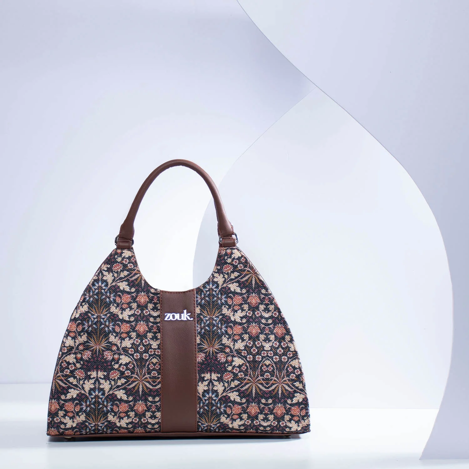 Konkona Statement Satchel Bag - Kashmir Blooms - Image 2