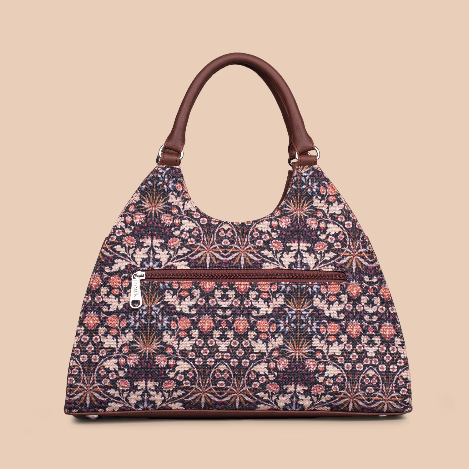 Konkona Statement Satchel Bag - Kashmir Blooms - Image 4