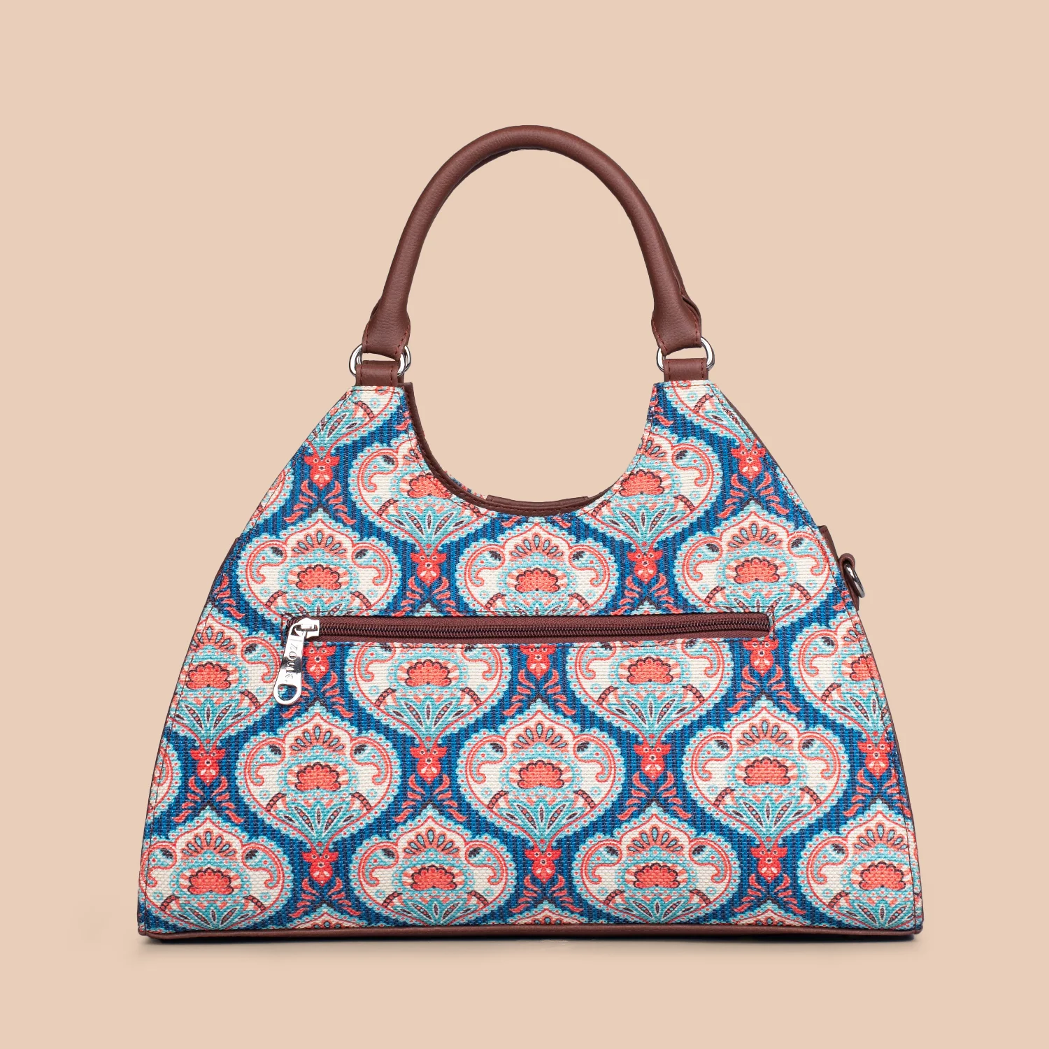 Konkona Statement Satchel Bag - Kovil Blue - Image 4
