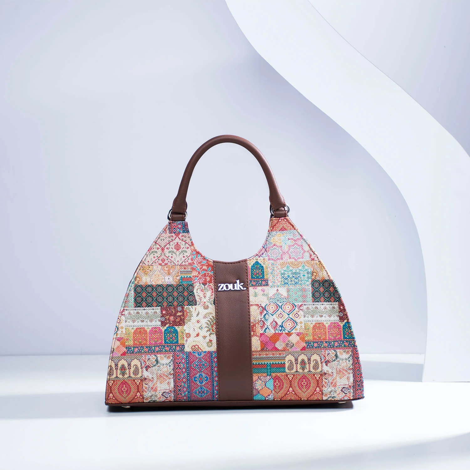 Konkona Statement Satchel Bag - Kutch Gamthi - Image 2