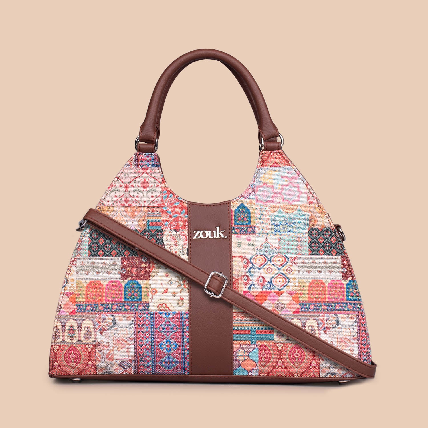Konkona Statement Satchel Bag - Kutch Gamthi - Image 3