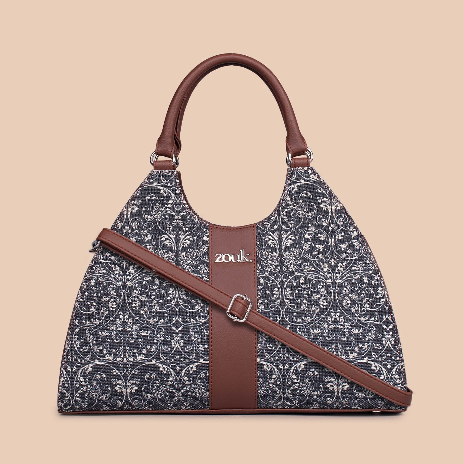 Konkona Statement Satchel Bag - Lattice Lace - Image 3
