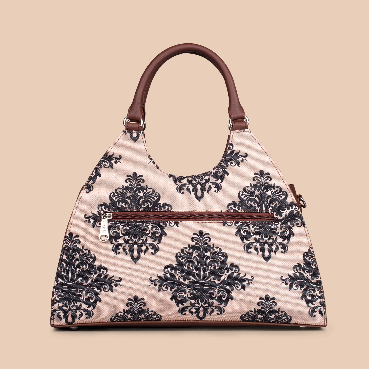 Konkona Statement Satchel Bag - Mughal Motif - Image 4