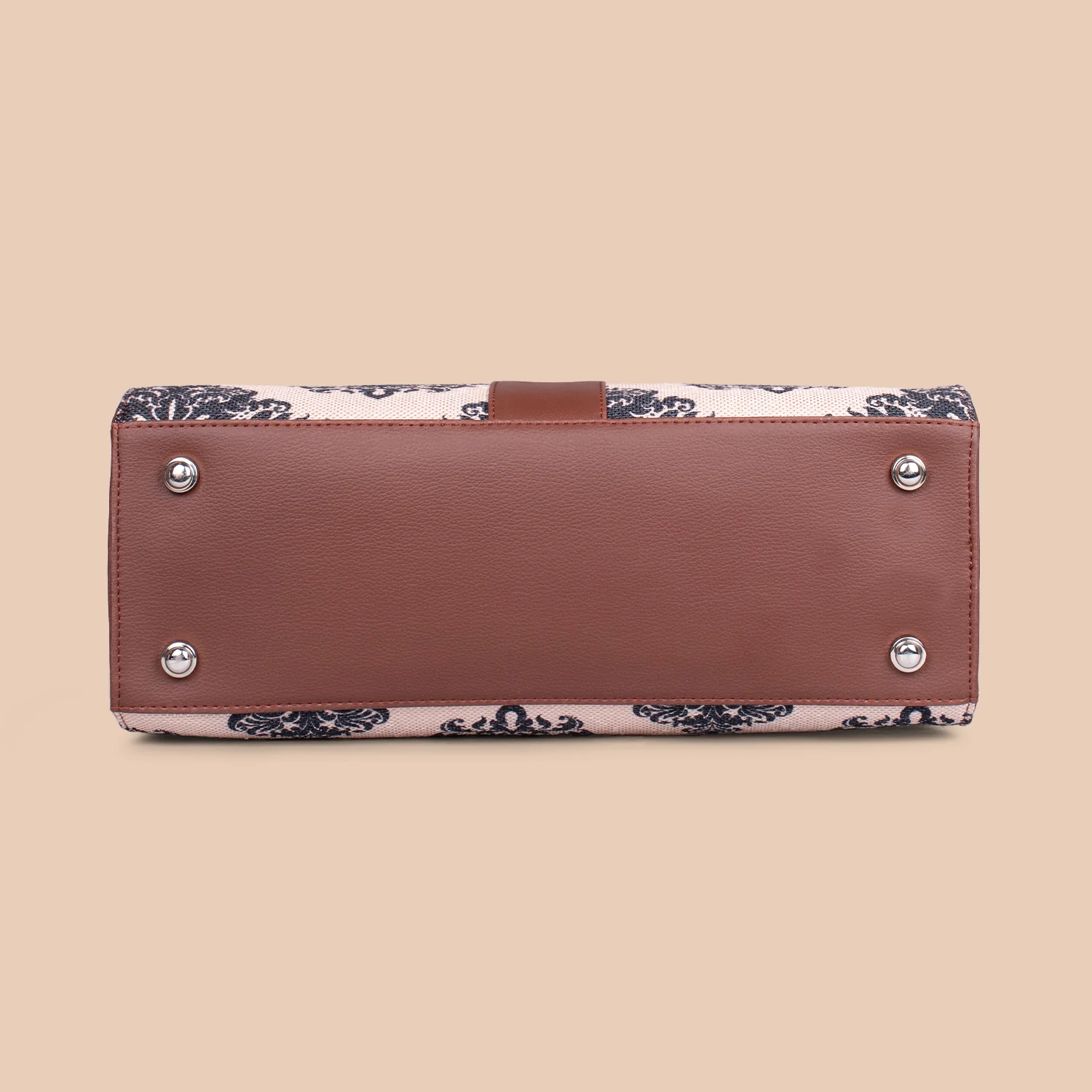 Konkona Statement Satchel Bag - Mughal Motif - Image 9