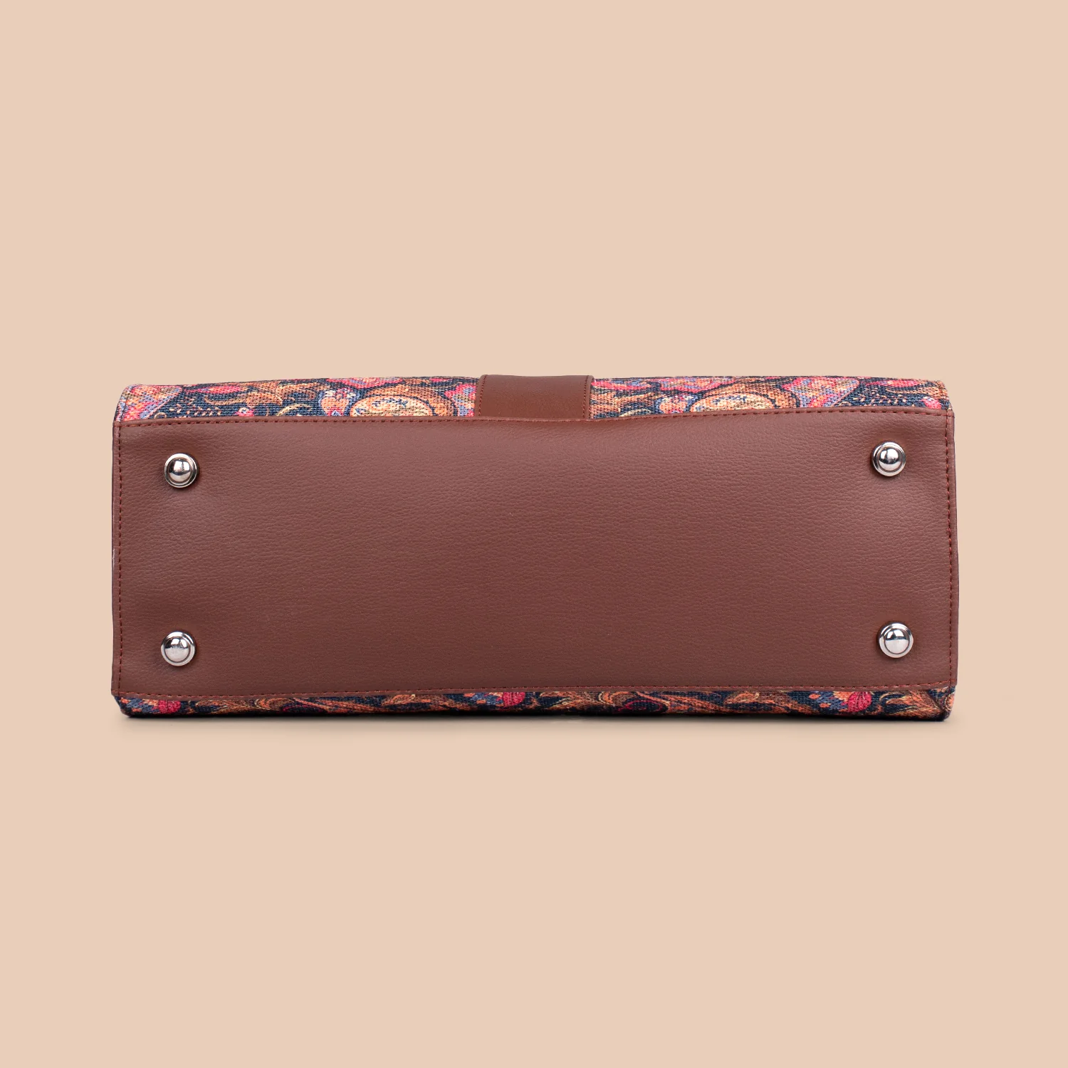 Konkona Statement Satchel Bag - Paisley Print - Image 9