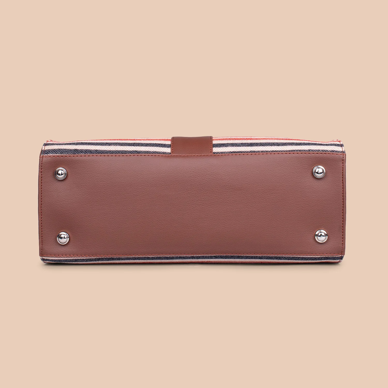 Konkona Statement Satchel Bag - Qutub Stripes - Image 9