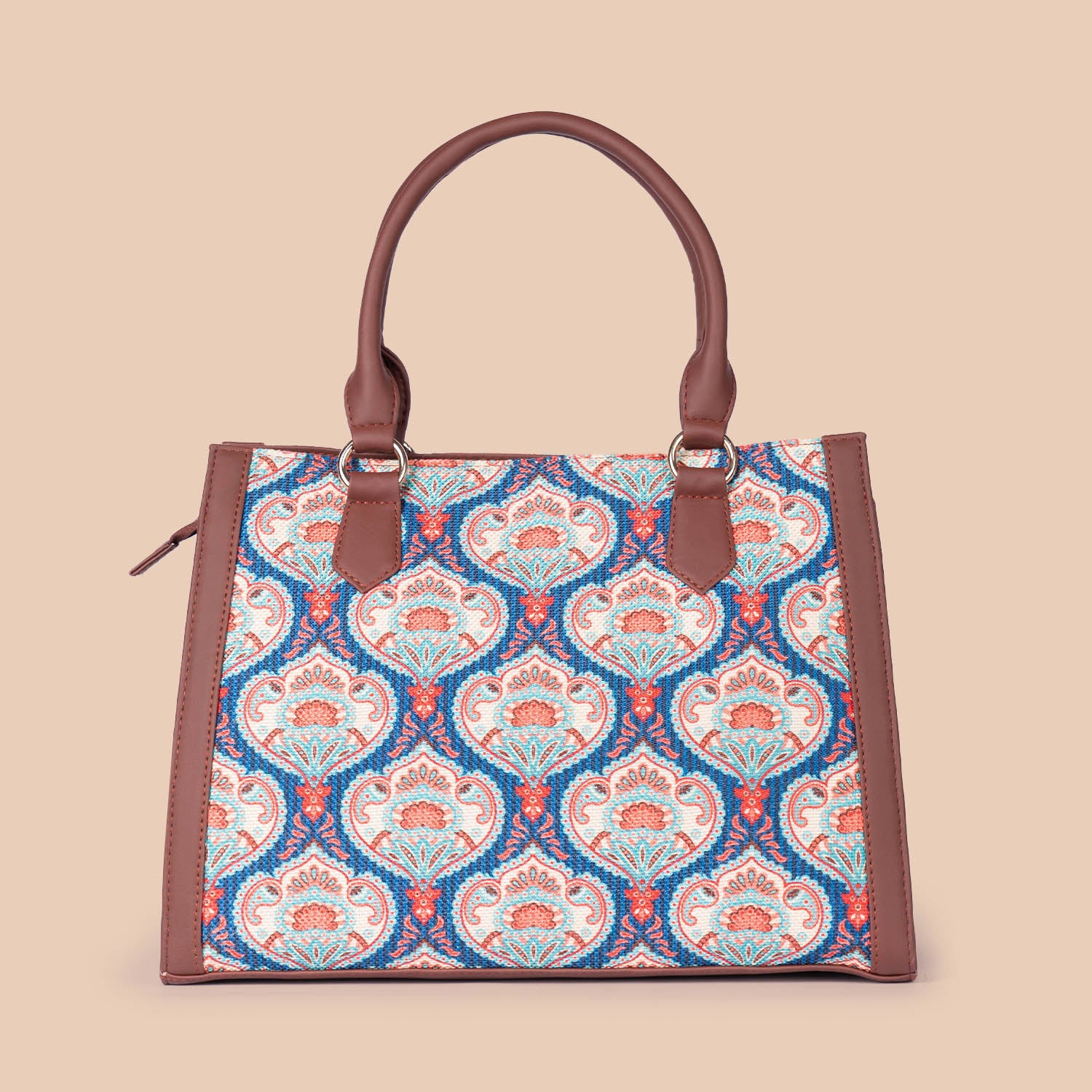 Kovil Blue Classic Handbag - Image 4